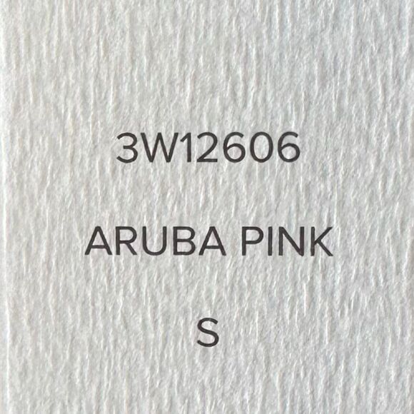 NWT Olive & Oak Aruba Pink Peplum Ruffle Strappy Keyhole Cami Blouse - Picture 8 of 8